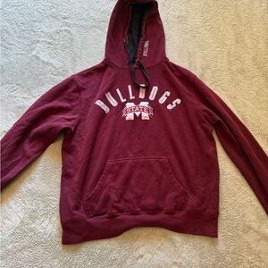 J. America Deep Red Hoodie